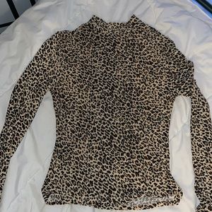 Shein cheetah undershirt